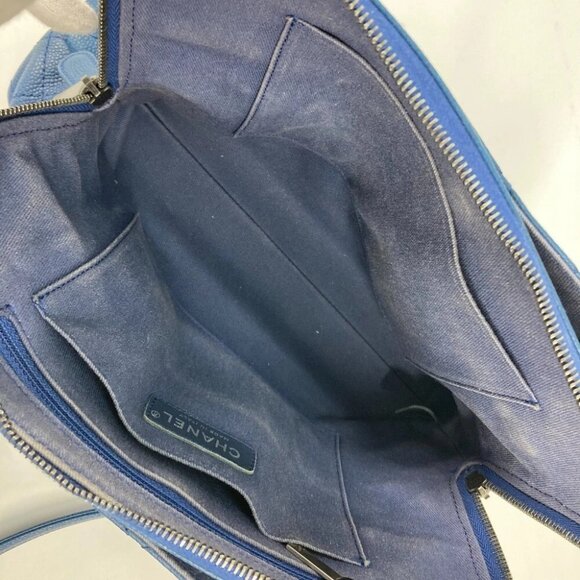 CHANEL Tote Bag Hand Bag CC Mark Matelasse Quilted Chain 2WAY Shoulder Bag - Picture 14 of 14